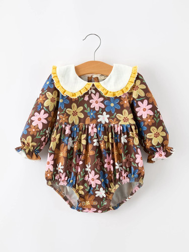 Fall retro floral - retro, girls